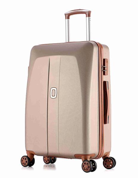 ABS Luggage Set 3 Piece Set With Camouflage PC Printing, Recessed Plane Wheel