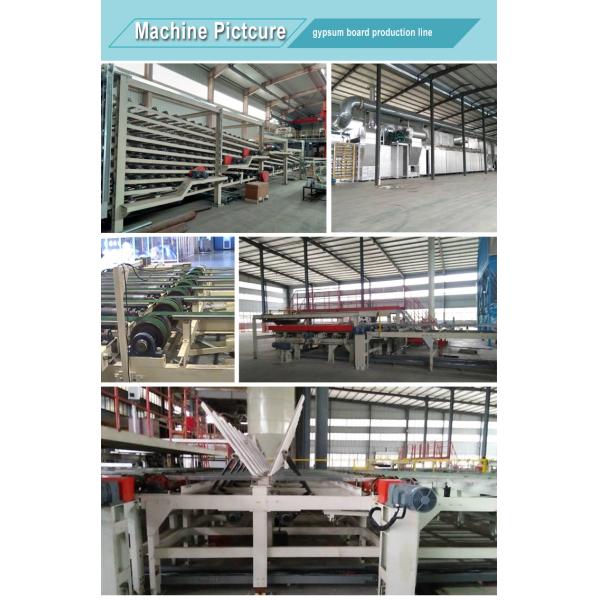 Making machine plasterboard paper faced gypsum board production machine manufacturing plant