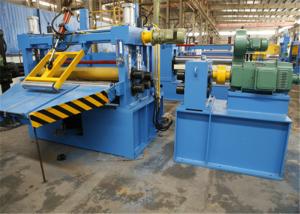 China Optional Color Steel Coil Slitting Line , Sheet Metal Slitter Machine wholesale