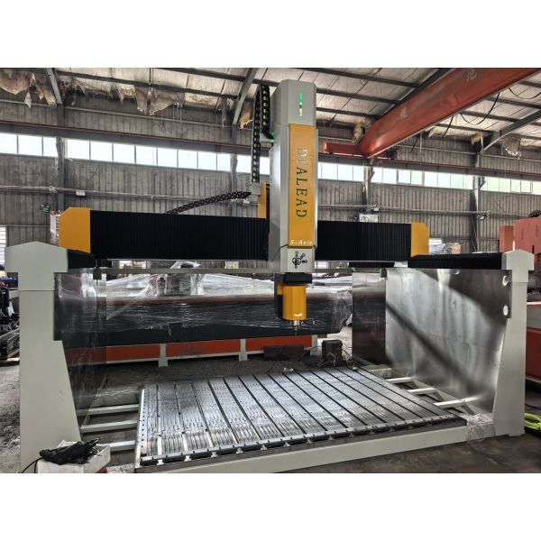 CNC Stone Fabrication Center 5-Axis Router for Complex Architectural Stonework