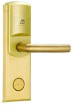 China Unibody Design Hotel Electronic Door Locks / Golden Hotel Card Reader Locks wholesale