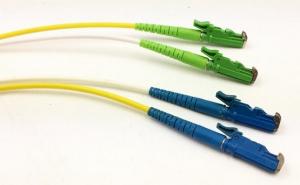 China E2000 Fiber Optic Patch Cord , Fiber Optic Network Cable Customized Length wholesale