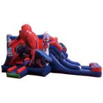 Unisex Commercial Fun Bounce House Spider Man Inflatable Castle for Kids Party