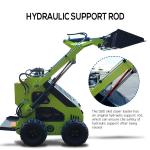 300 kg Mini Sliding Loader CE Approved Electric Tracked Skid Steer with