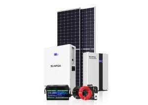 China Hybrid On Grid Off Grid Energy System Kit 3kw 15kw 30kw 50kw Solar Energy System wholesale
