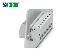 China 10.1mm Bulkhead Screw Connectors Through Panel Terminal Blocks UL94 V0 65A 300V wholesale