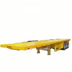 Main beam Heavy duty I beam. 40FT Skeleton Container Transport Trailer with 2/3