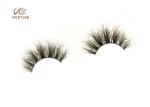 Curly Synthetic Fiber OEM Dramatic False Eyelashes