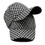 Customized Flat Embroidery Golf Hat Snapback Nylon Webbing Metal Buckle