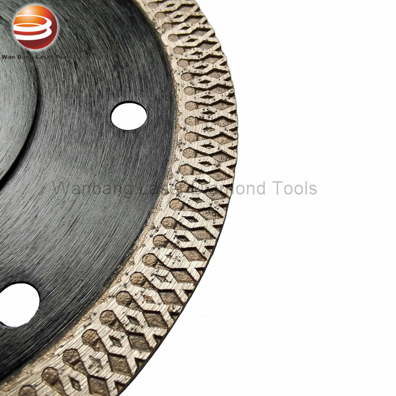 X Turbo 125mm Hot Pressed Diamond Cutting Wheel for Cutting Ceramic Tiles Glass Brick