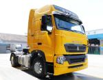 Yellow Color Sinotruk 4x2 Howo Tractor Truck 290hp Euro II Emission Standard