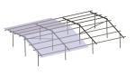 Ramming Pile Ground Mount Solar System HDG Panel Steel Frame