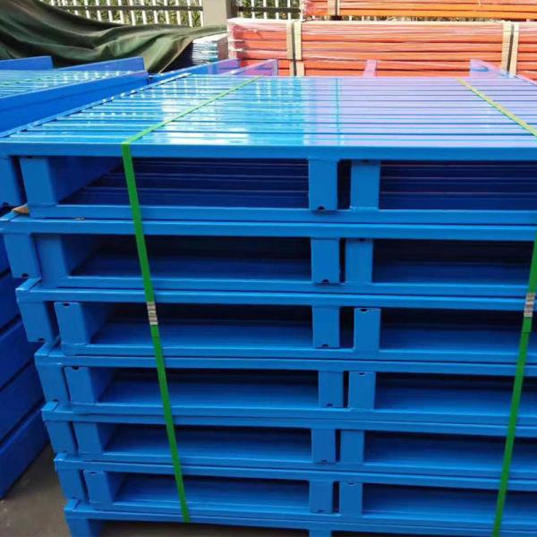 4 Way Durable Metal Warehouse Steel Pallet Heavy Duty Steel Pallet 1000 - 2000
