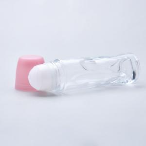 China Custom Frosted Roller Ball Perfume Bottle Colored 65ml Refillable Roll On Bottle wholesale