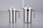 Coffee & Tea Metal French Press Sets 1.5L Double Walled Stainless Steel Teapot