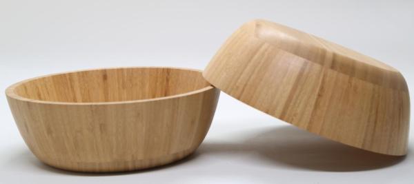 Horizontal consolidation vietnam bamboo fiber salad bowl set