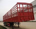 Cargo Lorry Semi Trailer 3 Axle Semi Trailer Trucks With Manual Transmission