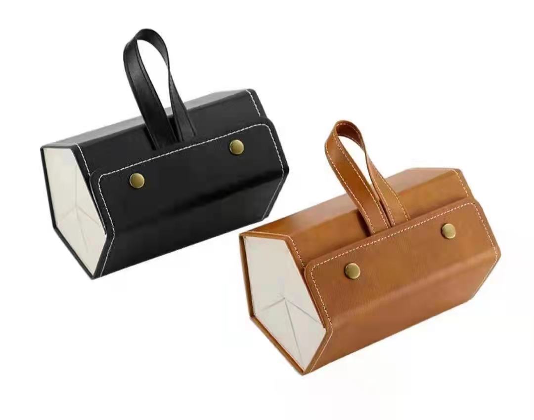 Customization Optical Glasses Case PU Leather Glasses Case 174*65*37mm