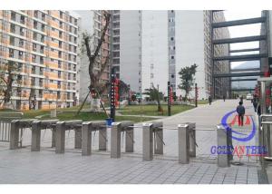 China Outside Security Access Control Tripod Turnstile Gate Bi Directional 30 - 40 Persons/min wholesale