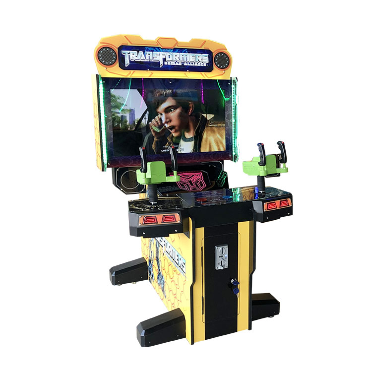 Coin Operated Arcade Game Machine Children Kids Gun Shooting Games Shoot Simulator Video for Indoor Arcade Family Room