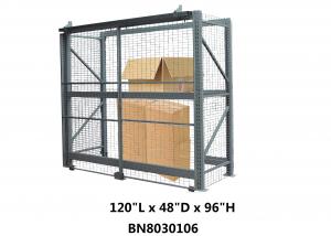 China Heavy Duty Steel Pallet Rack Security Cage Systems 10
