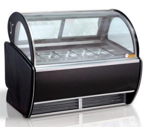 China Ice Cream Display Cabinet With Air Cooling 6x2 Pans GN 1/4 700W Power wholesale
