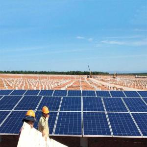 China Natural Hot Dip Galvanized 6mm Solar Panel Ground Mounting Systems wholesale
