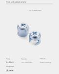 Zinc Plated Furniture Cam Fitting for Flat-Pack Office Furniture in Cold Rolled