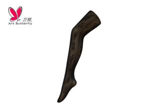 China Attractive Ladies Fishnet Tights M And S Floret Jacquard Pantyhose wholesale