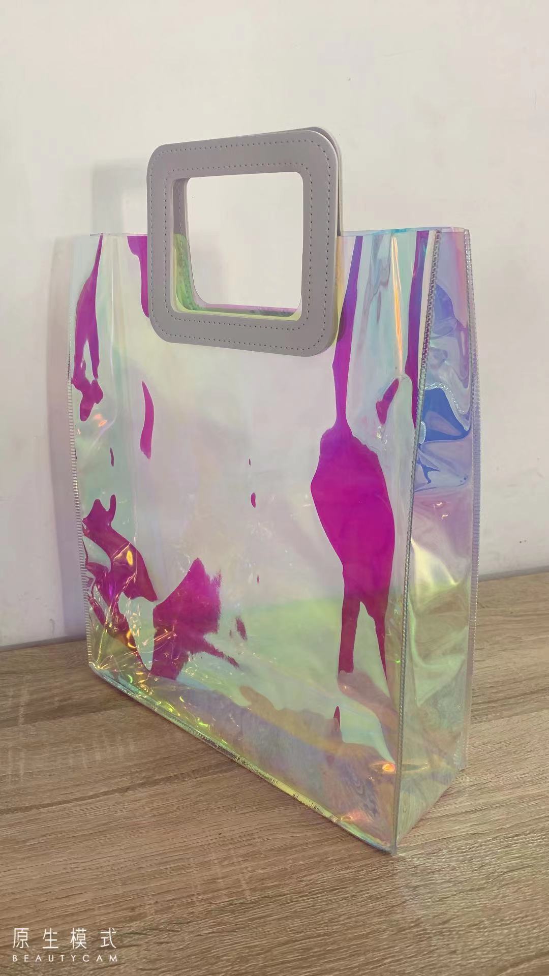 Magic color PVC bag gift shopping bags
