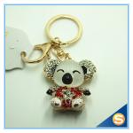 Fancy Manufactures Fashion Car Bear Key Chains Metal Charm Pendant Key Chain