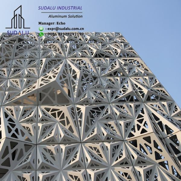 SUDALU Various Sizes Aluminum Solid Panel for Facade Cladding Exterior Decoration Metal Panel