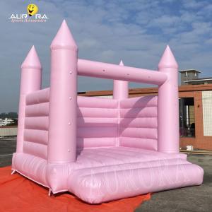 China Pink Inflatable Wedding Bouncy Castle PVC Tarpaulin Adult Jumping Castle Bounce House on sale