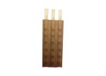 Eco Friendly Nature 21cm Twins Disposable Bamboo Chopsticks With Sleeve