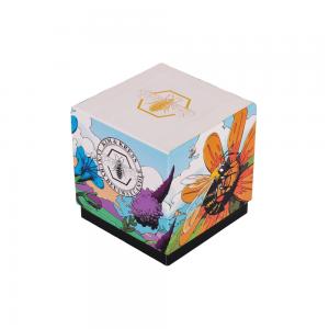 China Colorful Paperboard Candle Packaging Box Square Shape 6×6×6cm wholesale