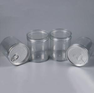 China Transparent Wide Mouth Pet Plastic Honey Containers With Lids Food Grade wholesale