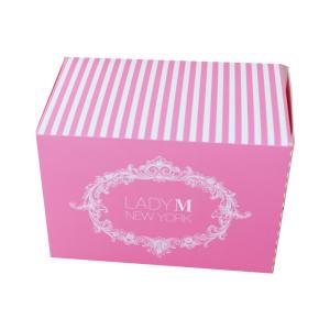China Optional Size Eco Friendly Bakery Boxes , Biodegradable Packing Boxes Stable wholesale