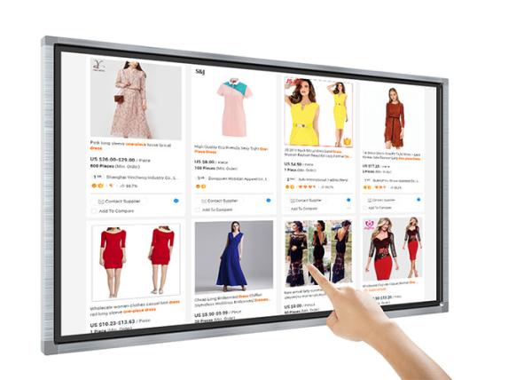 Advertising Display OEM Factory 55 Inch Stand Monitor Kiosk Network Video Player