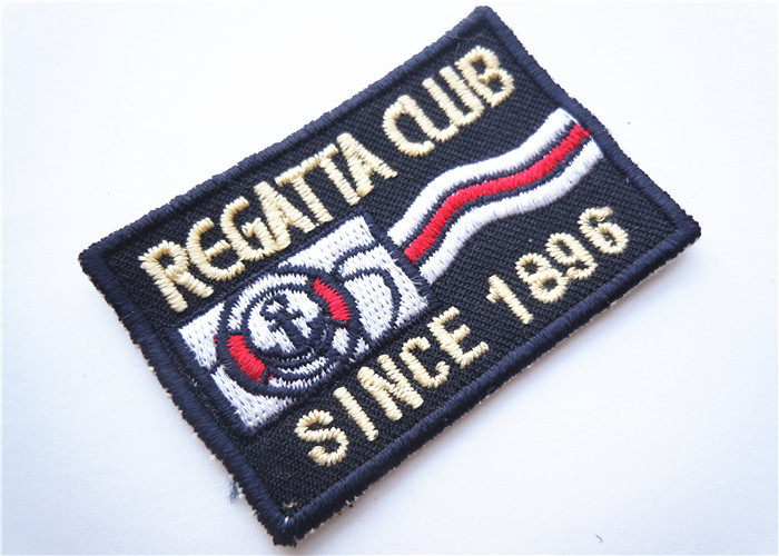 Popular jeans leather patch labels for clothing Custom Embroidery Patches