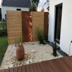 Architectural Art Metal Garden Products Sturdy Corten Steel Garden Screens