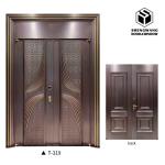 ODM Swing Aluminium Pedestrian Garden Gates Copper Imitation Surface Finishing