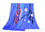 30"*60" Velour Custom Printed Beach Towels With Australian Flag