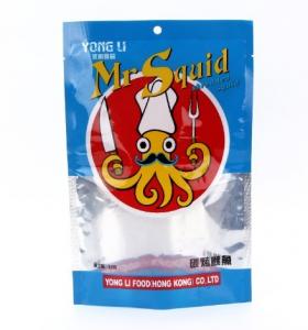 China Food grade smell proof three side sealed foil lined bag snack food packaging bag with window wholesale
