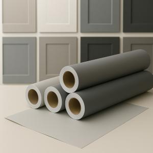 China Soft Touch Super Matte Solid Color PVC Lamination Film for Furniture and Doors wholesale