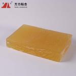 30000 Cps Packaging Hot Melt Adhesive Pressure Sensitive Yellow Rubber TPR-6559S