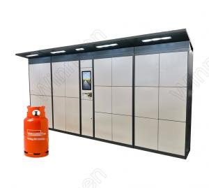 China Smart 24 Hours Wifi Vending Locker LPG LNG Gas Exchange Cylinder Click And Collect Credit Card Payment wholesale