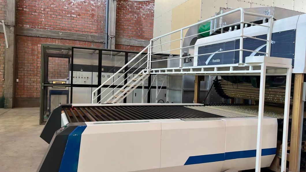 Radiation Model Flat and Bend Glass Tempering Furnace Machine Stg-Ab1830-4t