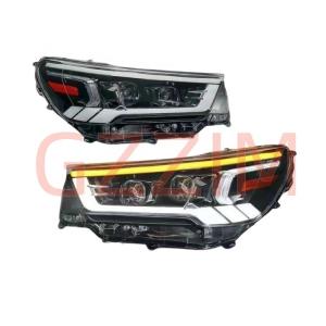 China Auto Parts ABS Plastic LED Front Light Parts Head Lamp For Toyota Hilux 2021 High Brightness wholesale
