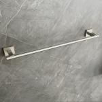 60cm Length Stainless Steel Screws Wall Mounted Holder Towel Rail Prevent