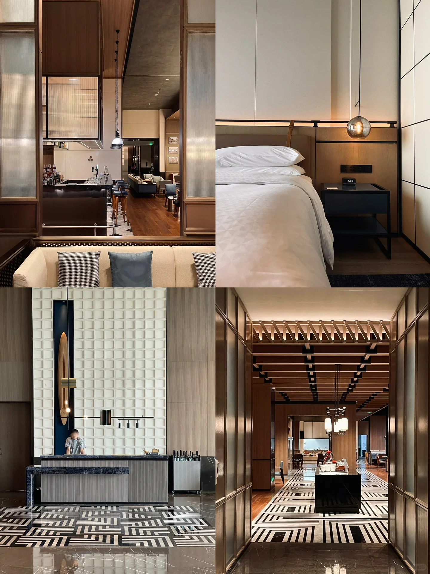 Commercial Luxury Hotel Suite Wooden Bedroom Furniture Set Custom